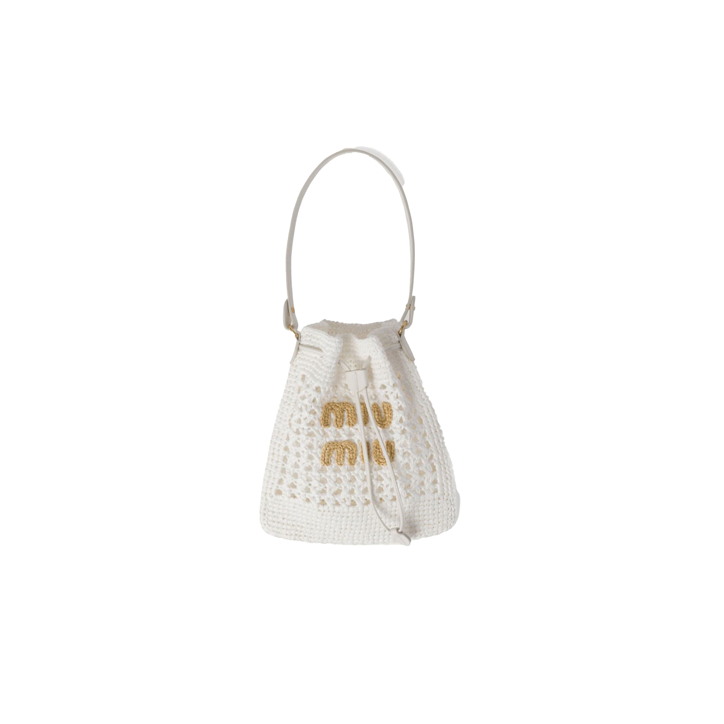 MIU MIU WOVEN RAFFIA BAG 5ND016 (23*20cm)